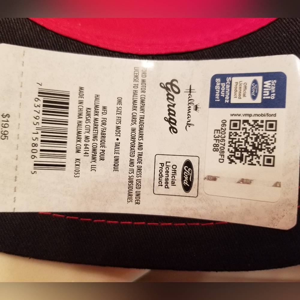 Hallmark United We 'Stang (Mustang) Baseball Cap - Picture 4 of 4